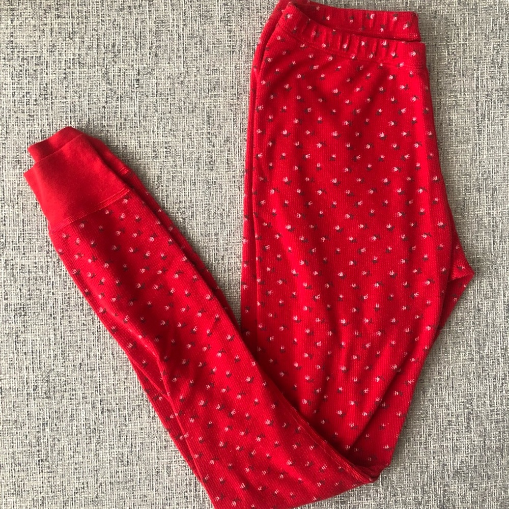 American apparel flower print thermals